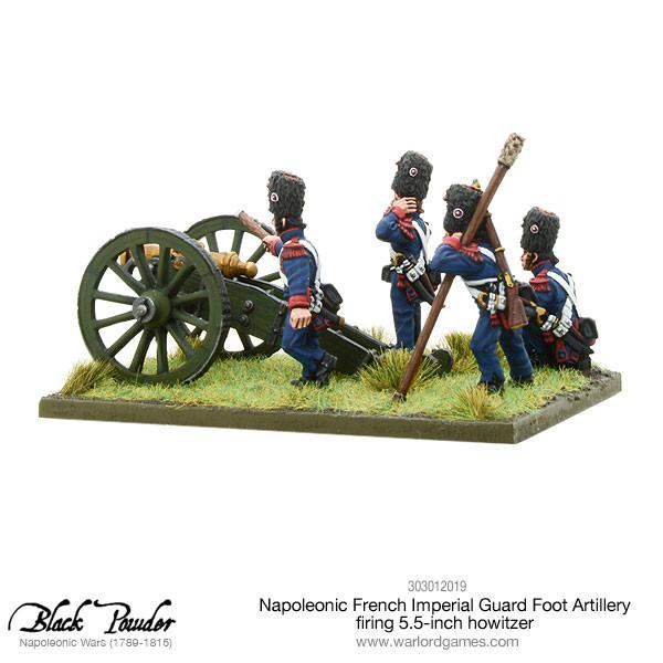 Napoleonic French Imperial Guard Foot Artillery Howitzer (firing) 2