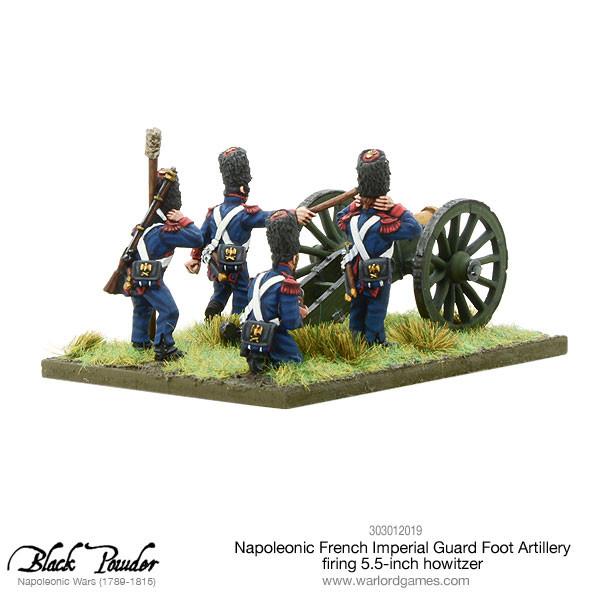 Napoleonic French Imperial Guard Foot Artillery Howitzer (firing) 3