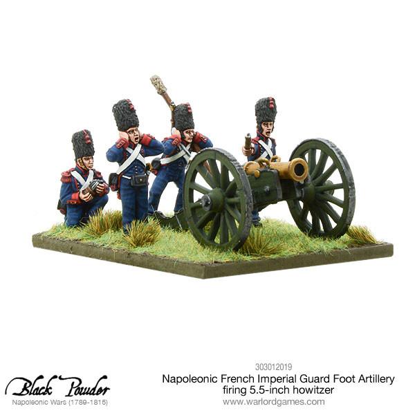 Napoleonic French Imperial Guard Foot Artillery Howitzer (firing) 4