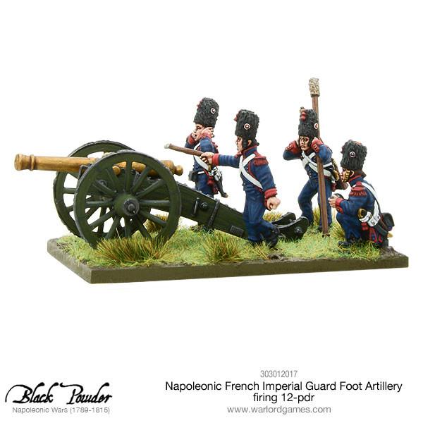 Napoleonic French Imperial Guard Foot Artillery 12-Pdr (Firing) 2