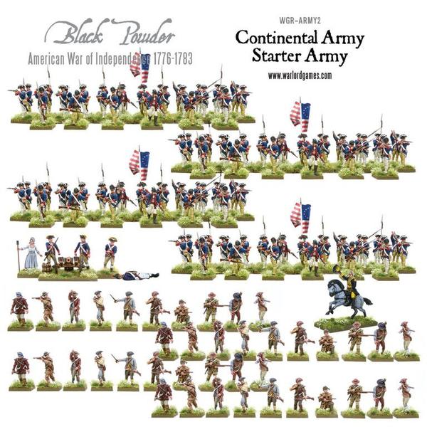 Black Powder - Continental Army Starter Set AWI 2