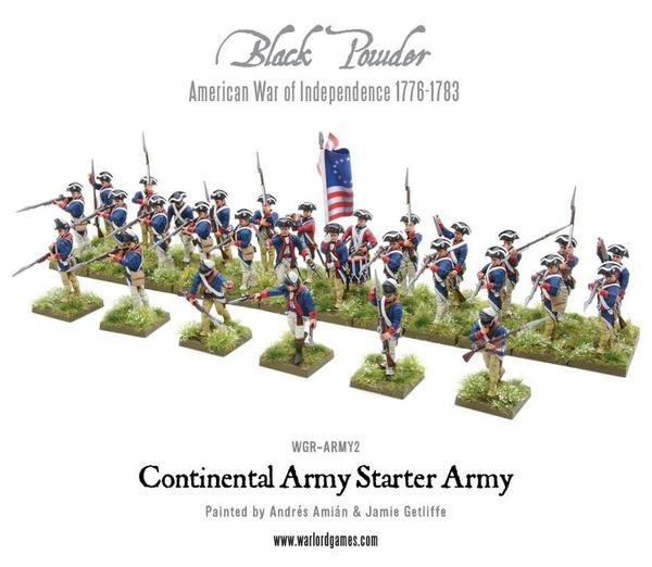 Black Powder - Continental Army Starter Set AWI 3