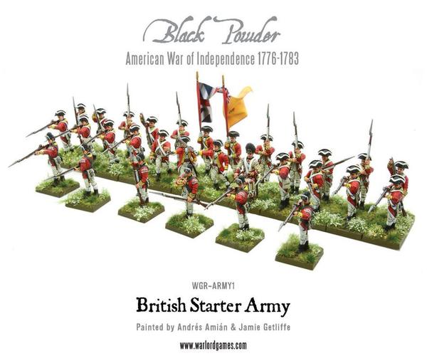 Black Powder - British Army Starter Set AWI 3
