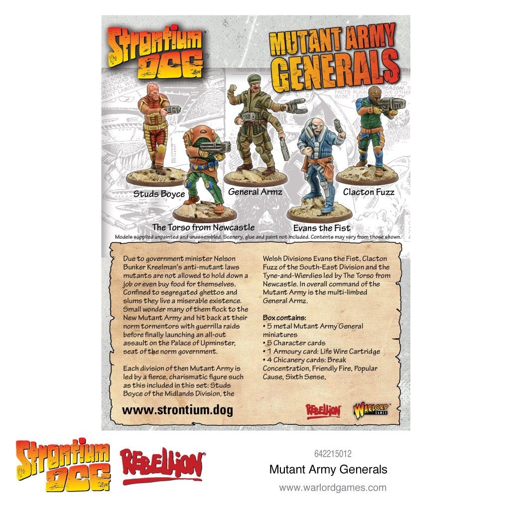 Strontium Dog: Mutant Army Generals 2