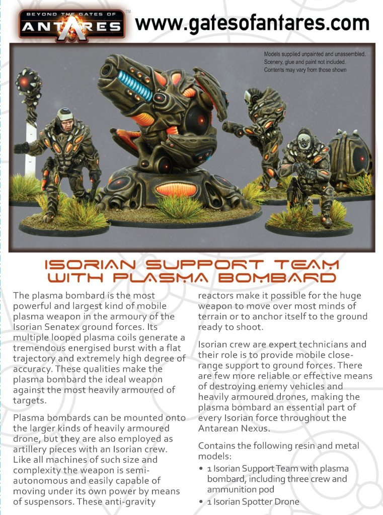 Isorian Support team with Plasma Bombard 2