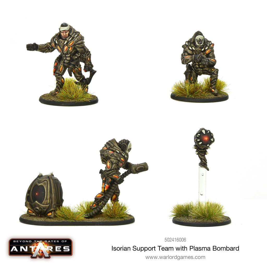 Isorian Support team with Plasma Bombard 4