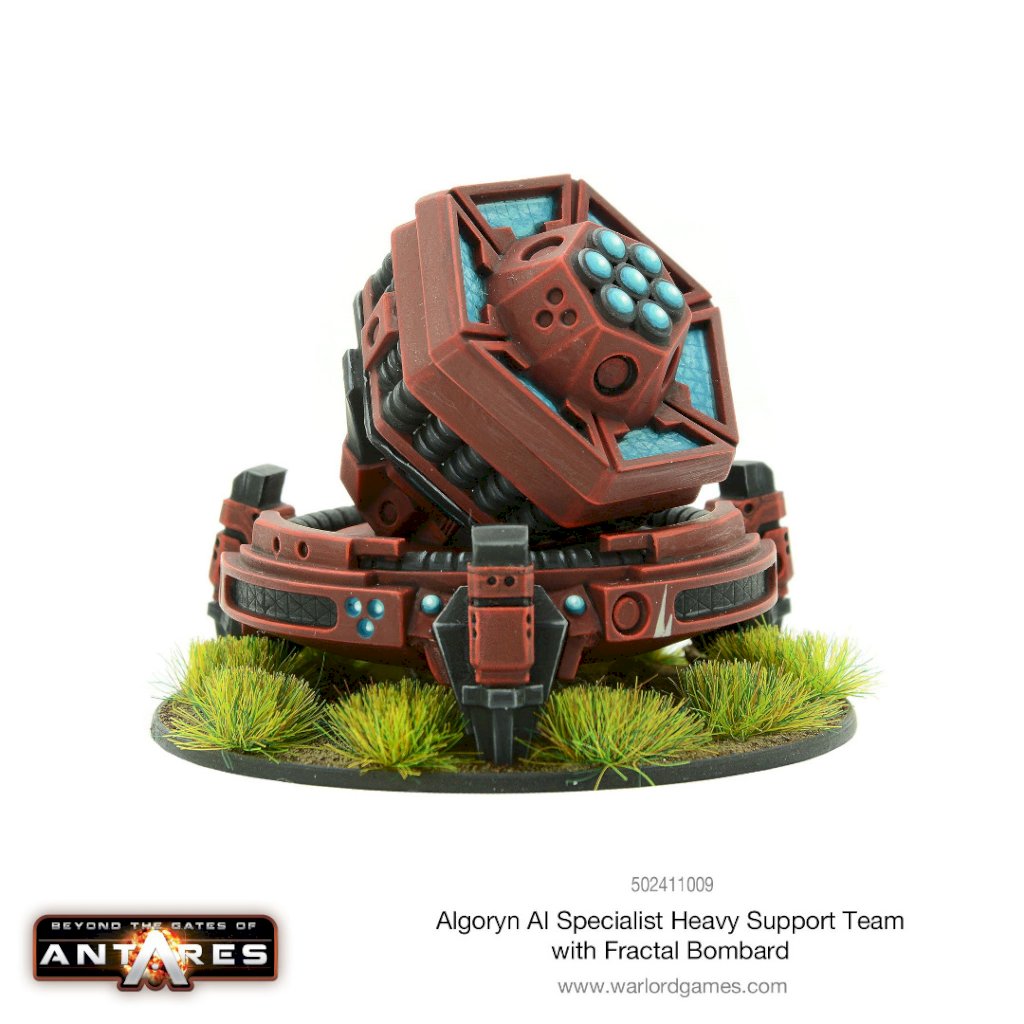 Algoryn Specialist Heavy Support Team with Fractal Bombard 3