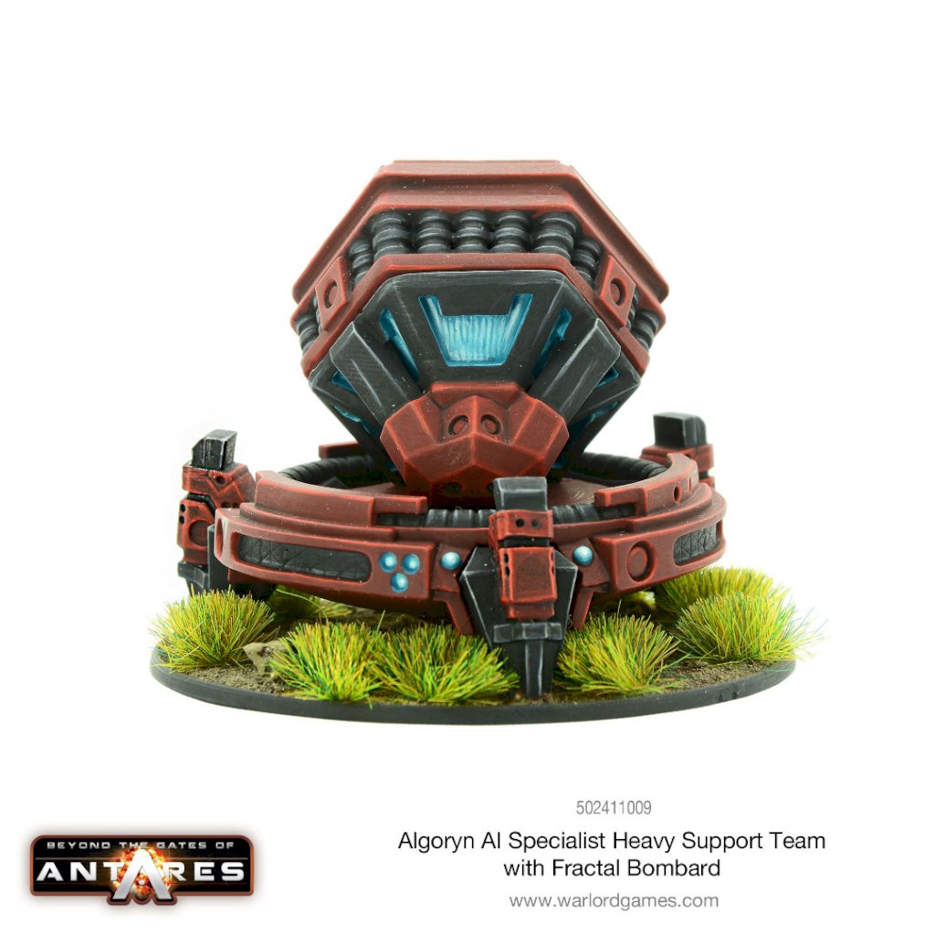 Algoryn Specialist Heavy Support Team with Fractal Bombard 4