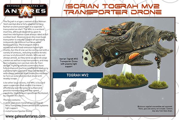 Isorian Tograh MV2 transporter drone 2