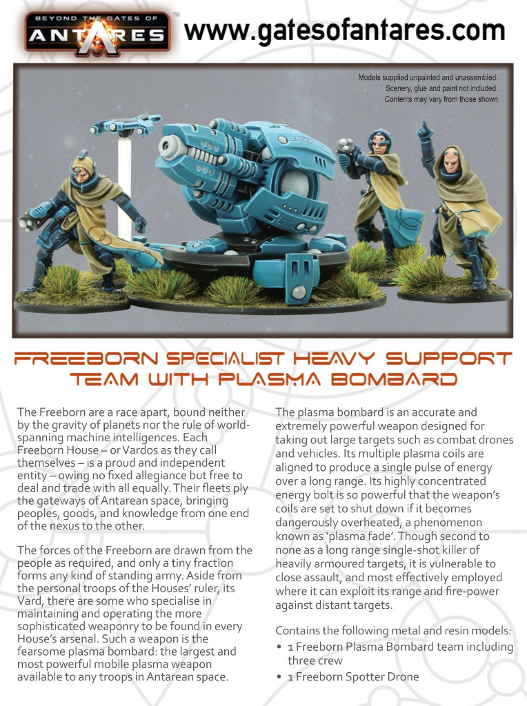 Freeborn Plasma Bombard 11