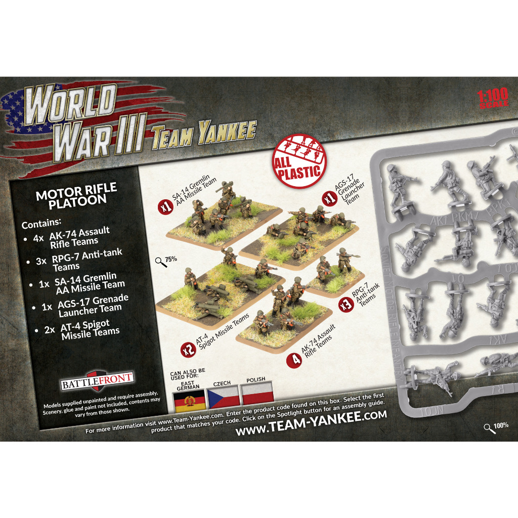 Team Yankee WIII: Soviet Motor Rifle Platoon (x40 figs plastic) 3