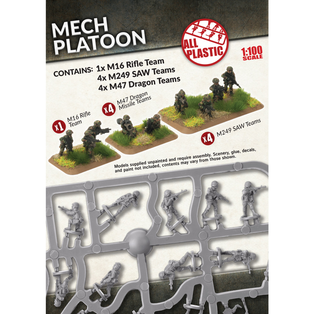 Team Yankee WWIII: American Mech Platoon (x30 figs plastic) 3