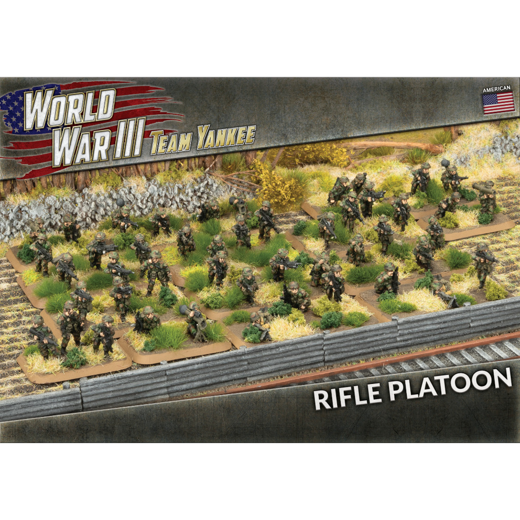 Team Yankee WWIII: American Rifle Platoon (Marine) (x50 figs plastic) 2