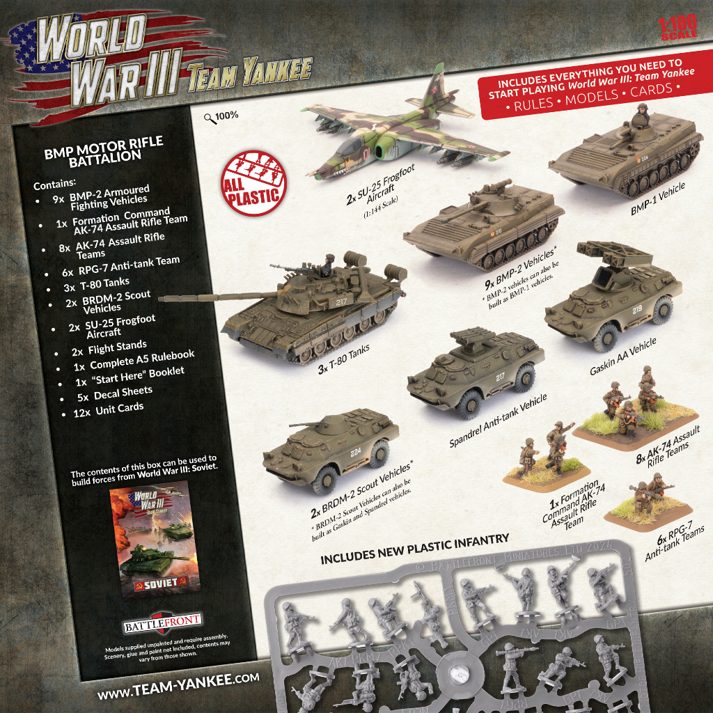 Team Yankee WWIII: Soviet Starter Force - BMP Rifle Battalion 2