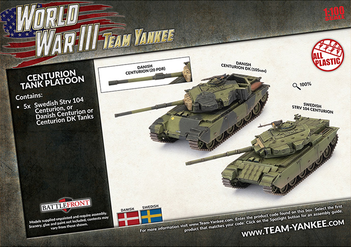Centurion Tank Platoon (x5 Plastic) 2