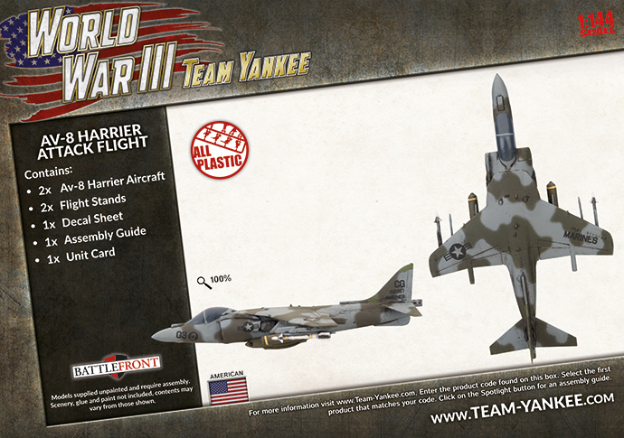 AV-8 Harrier Attack Flight (x2 Plastic) 2