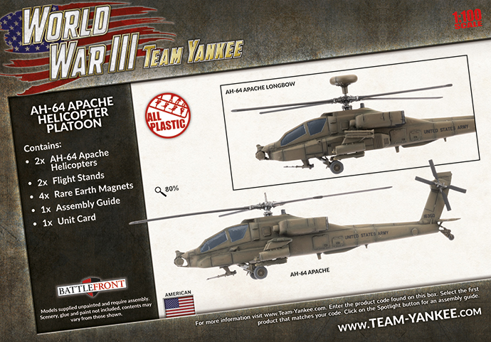 AH-64 Apache Helicopter Platoon 2