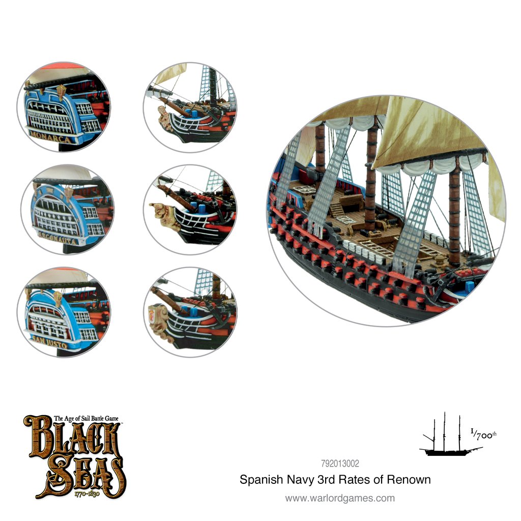 Black Seas - Spanish Navy 3rd Rates of Renown 2