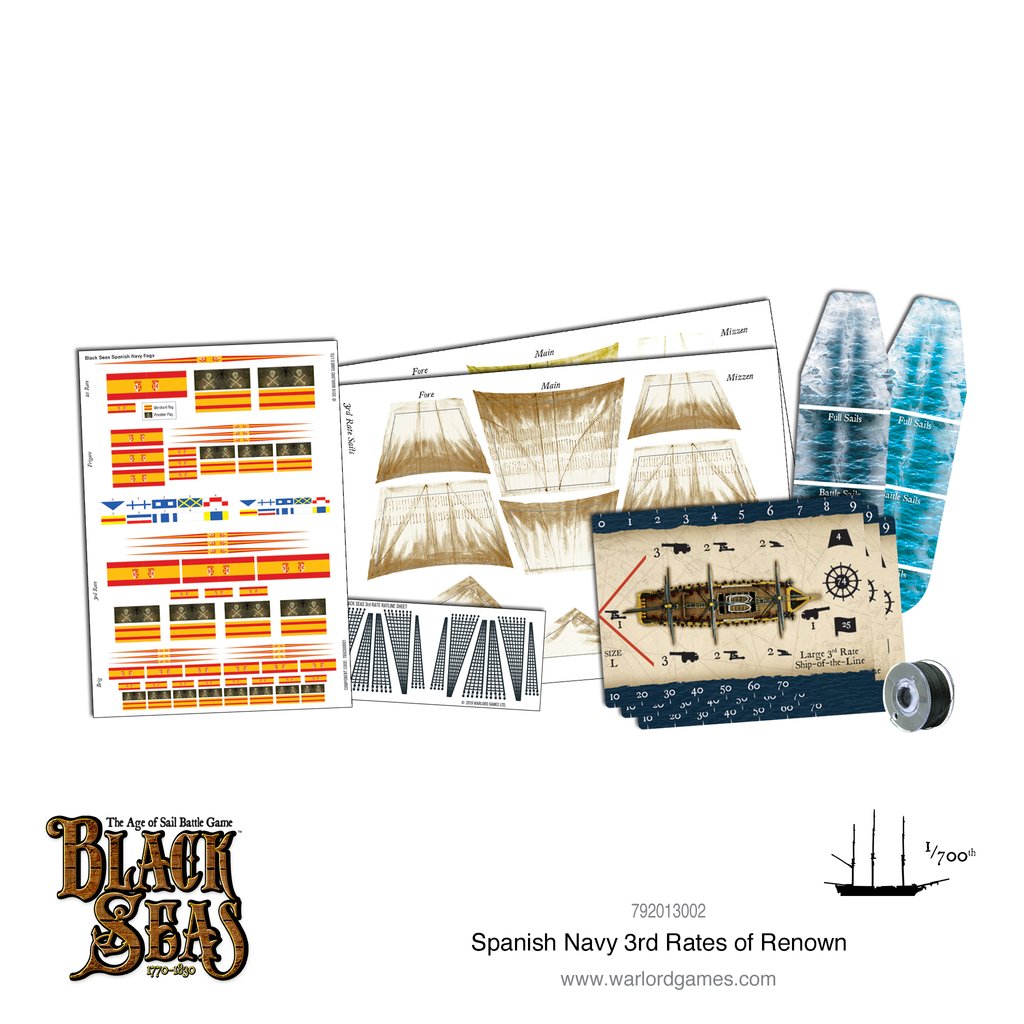 Black Seas - Spanish Navy 3rd Rates of Renown 5