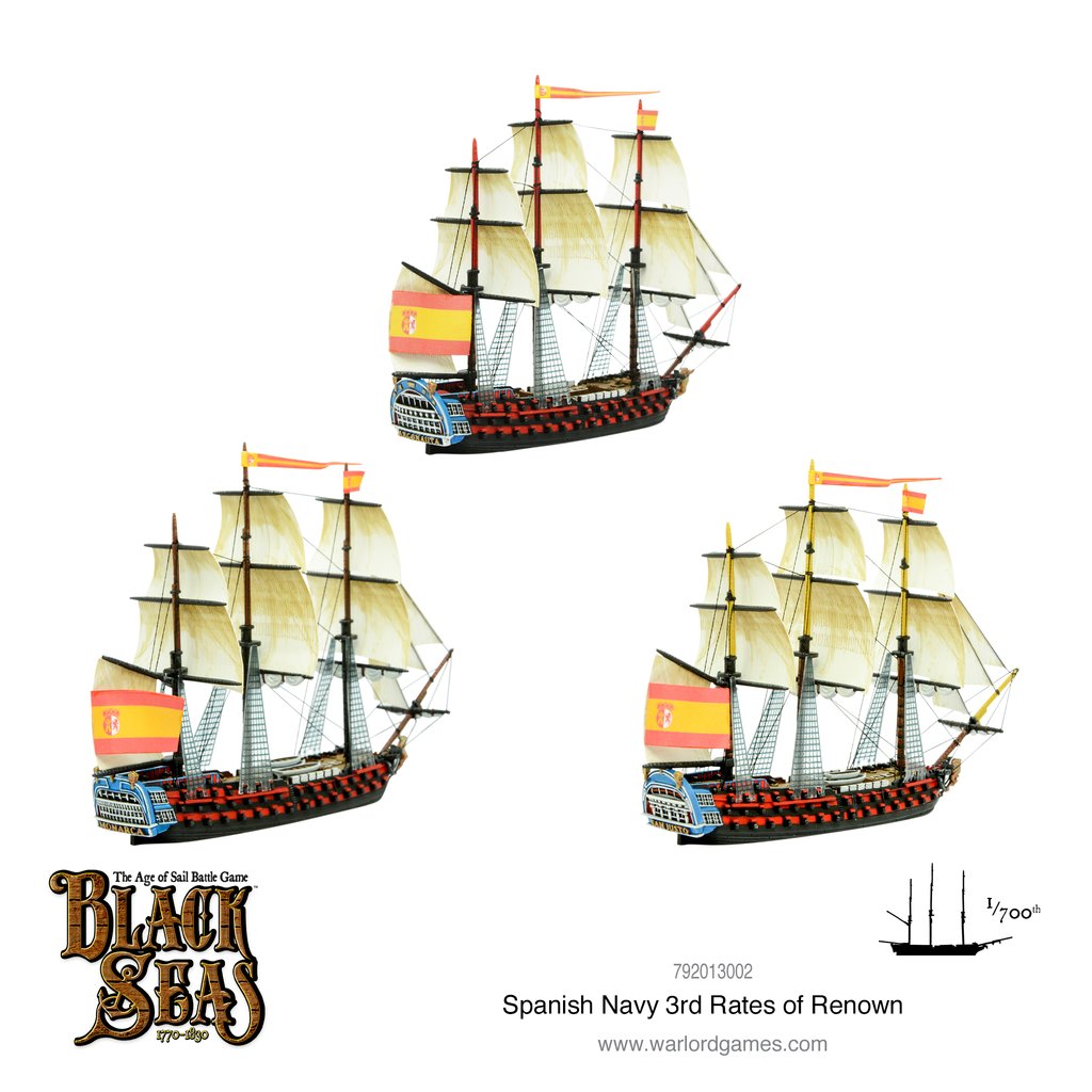 Black Seas - Spanish Navy 3rd Rates of Renown 6