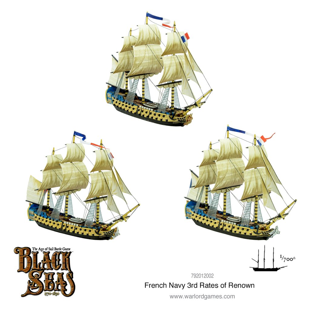 Black Seas - French Navy 3rd Rates of Renown 2