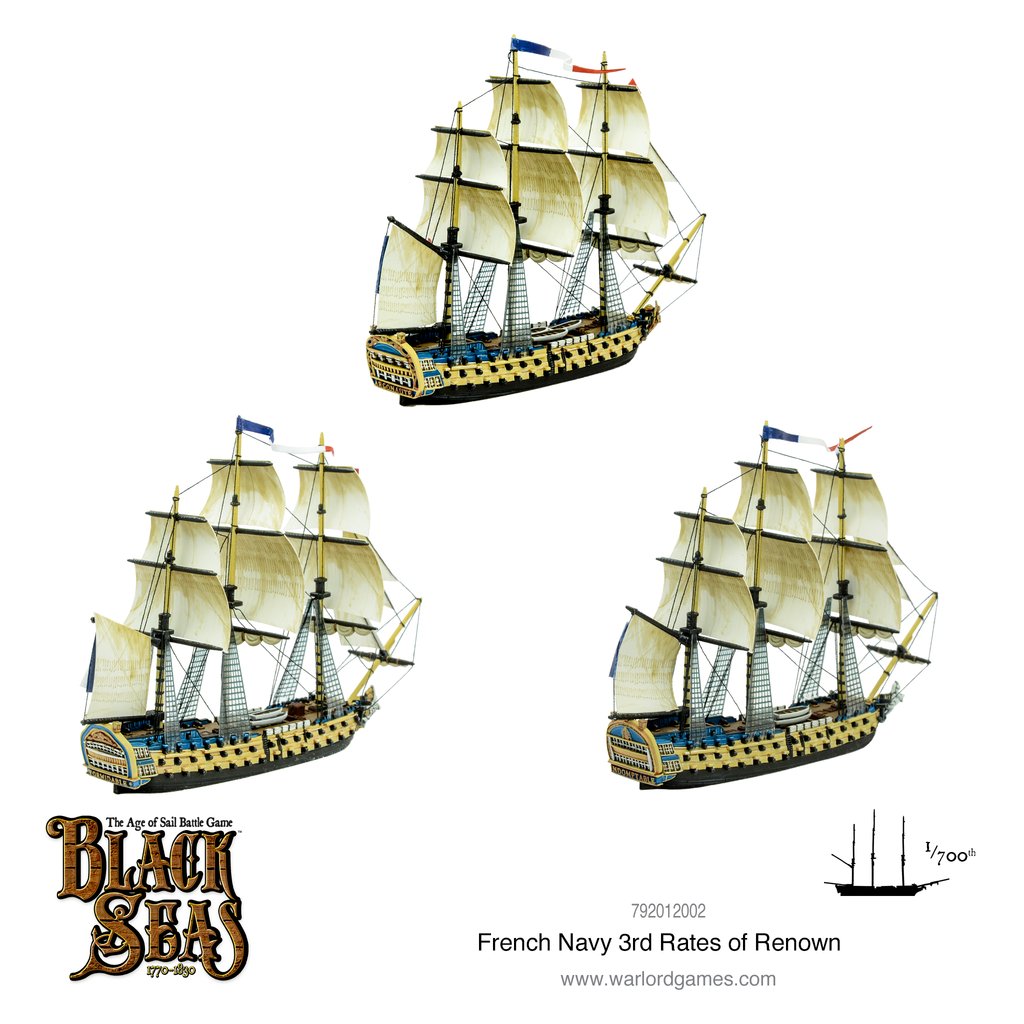Black Seas - French Navy 3rd Rates of Renown 4