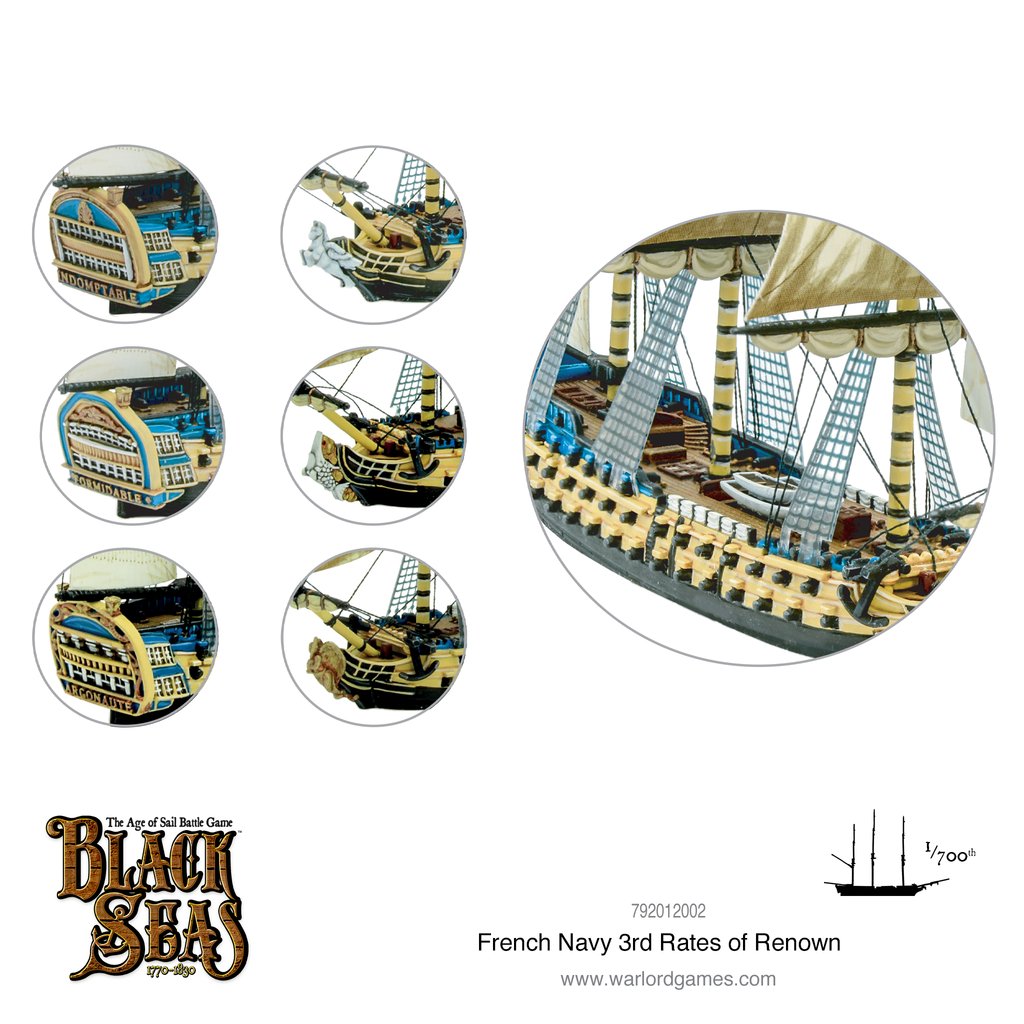 Black Seas - French Navy 3rd Rates of Renown 5