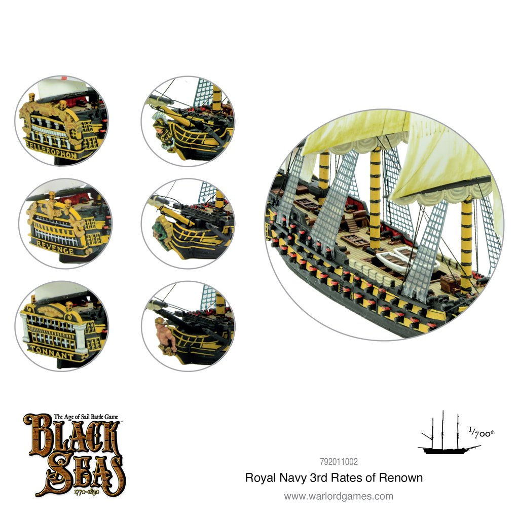 Black Seas - Royal Navy 3rd Rates of Renown 5