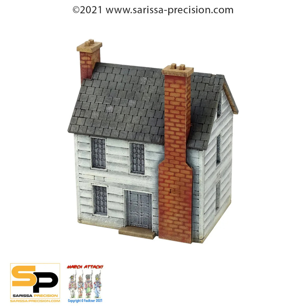 Epic Black Powder - 15mm North American Planked House 2