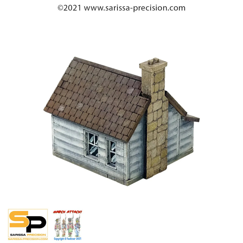 Epic Black Powder - 15mm North American Cabin #2 1