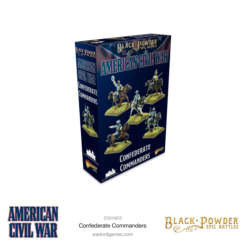 Epic Black Powder - ACW Confederate Commanders 3