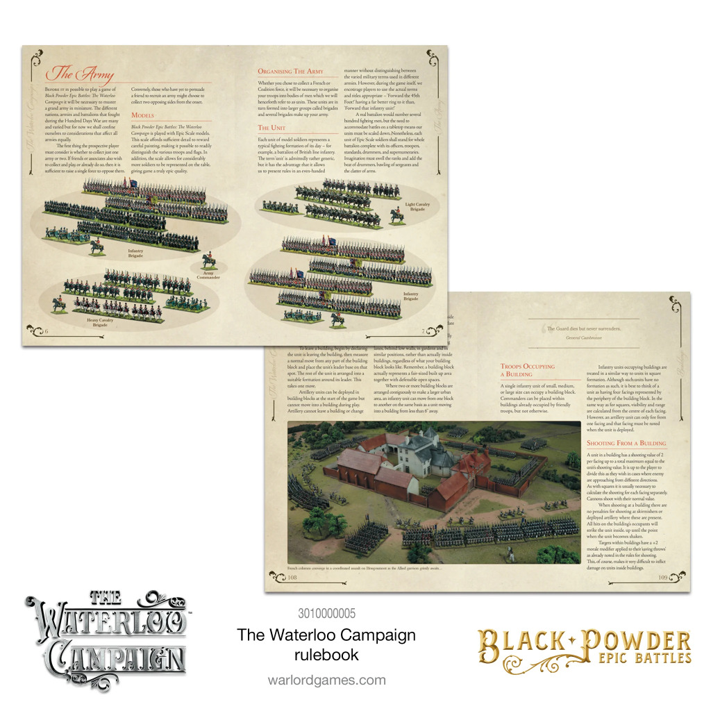 Epic Black Powder Waterloo - A5 rulebook 2