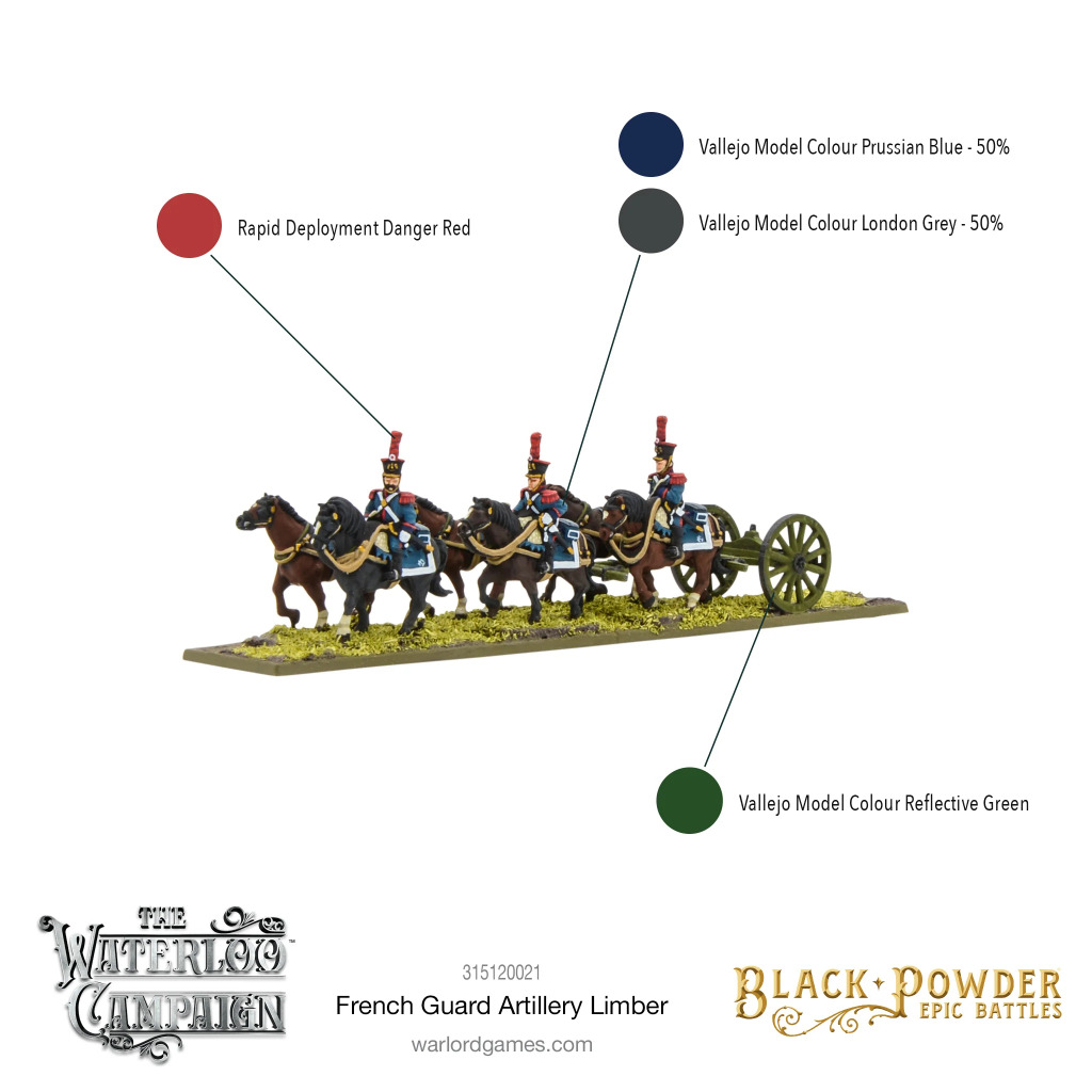 Black Powder Epic Battles: Napoleonic French Guard Artillery Limber 4