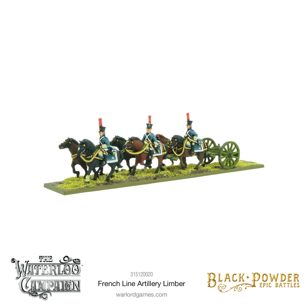 Black Powder Epic Battles: Napoleonic French Line Artillery Limber 1