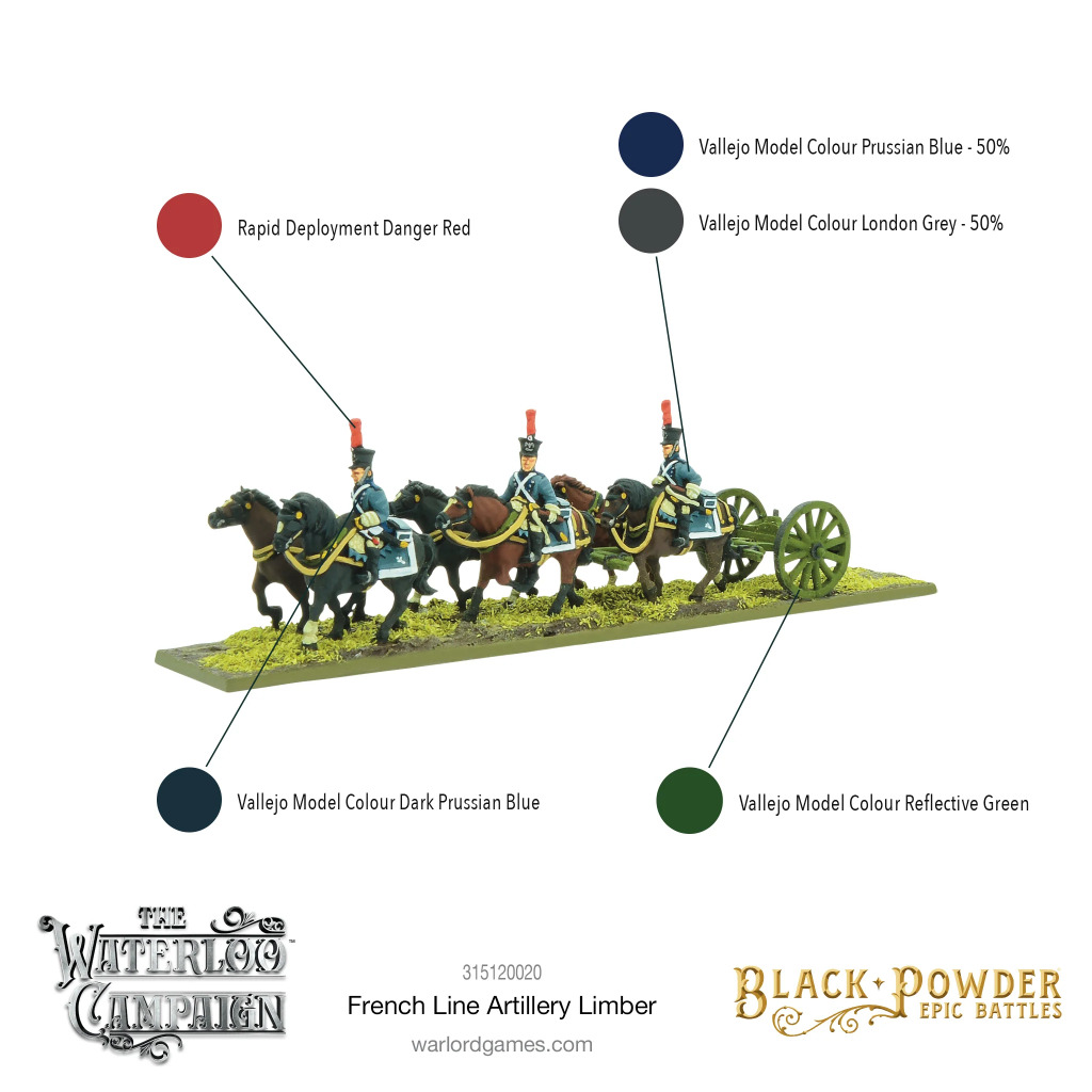 Black Powder Epic Battles: Napoleonic French Line Artillery Limber 4