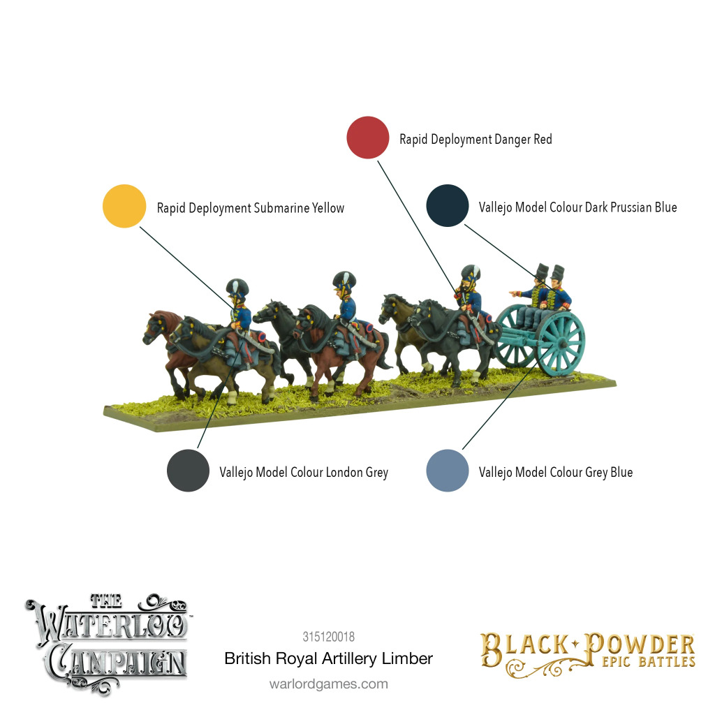 Black Powder Epic Battles: Napoleonic British Royal Artillery Limber 4