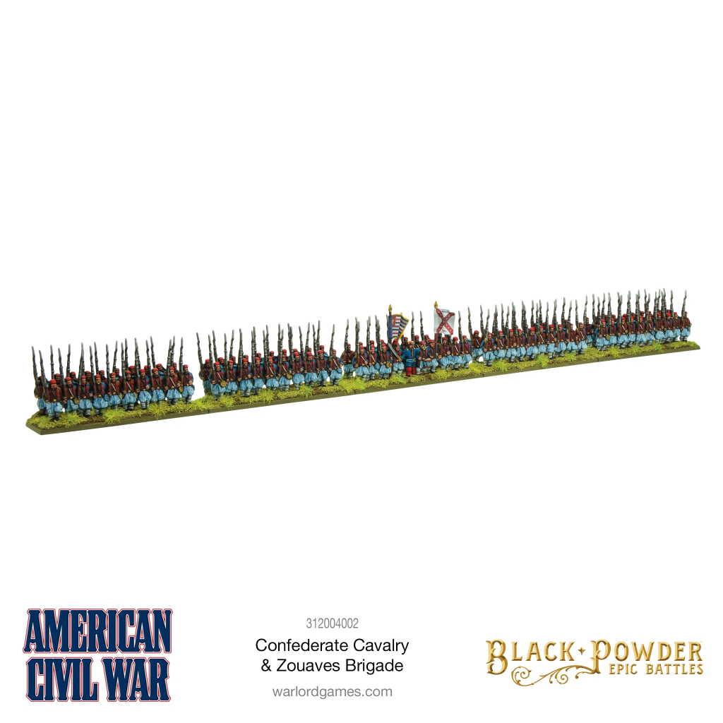 Epic Black Powder - ACW Confederate Cavalry & Zouaves Brigade 3