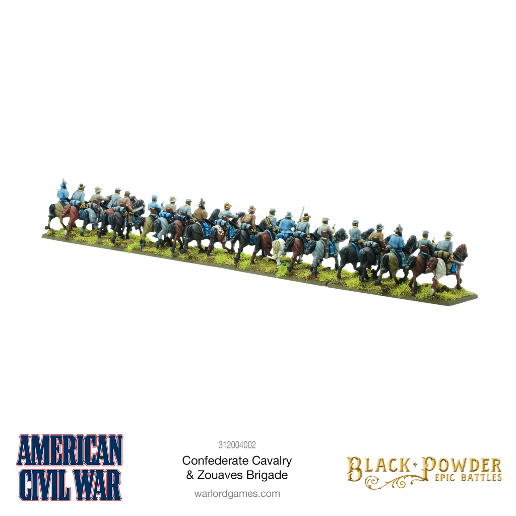 Epic Black Powder - ACW Confederate Cavalry & Zouaves Brigade 6