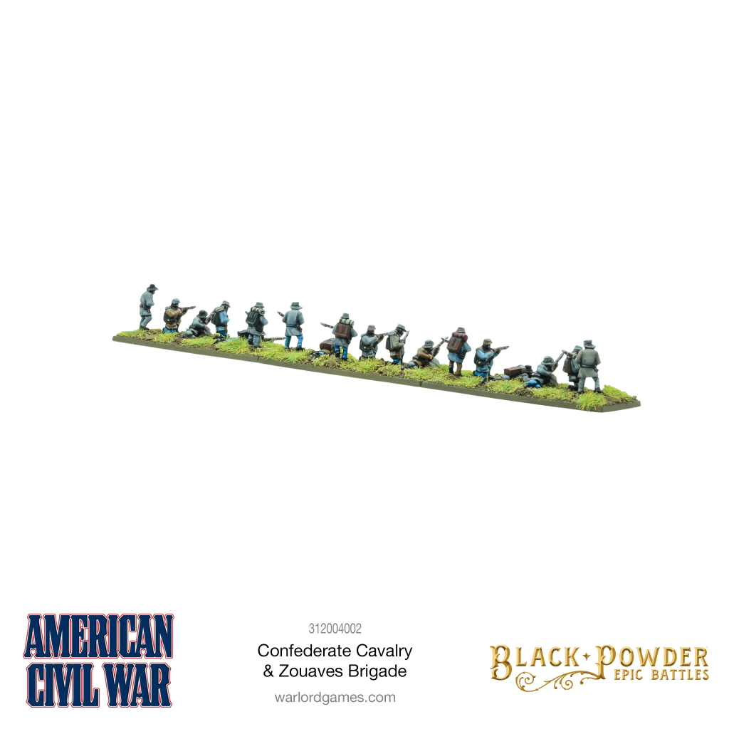 Epic Black Powder - ACW Confederate Cavalry & Zouaves Brigade 10
