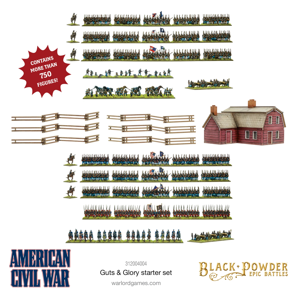 Epic Black Powder American Civil War - Guts & Glory Starter Set 3