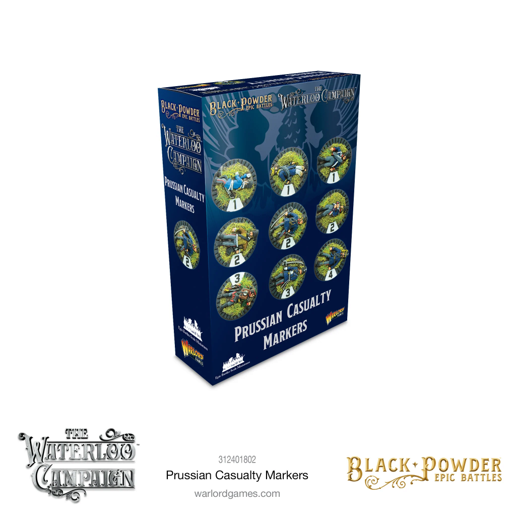 Epic Black Powder - Prussian casualty markers 1