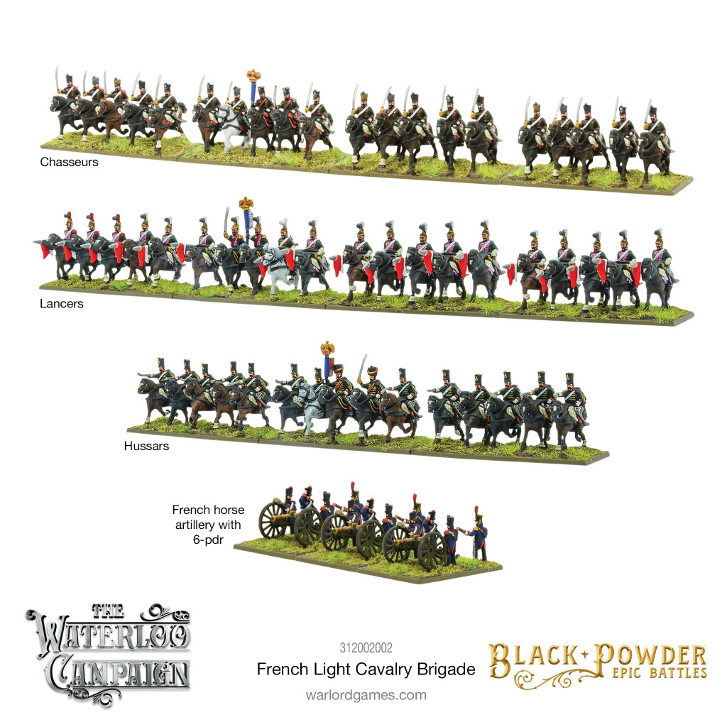 Epic Black Powder - Napoleonic French Light Cavalry Brigade 2