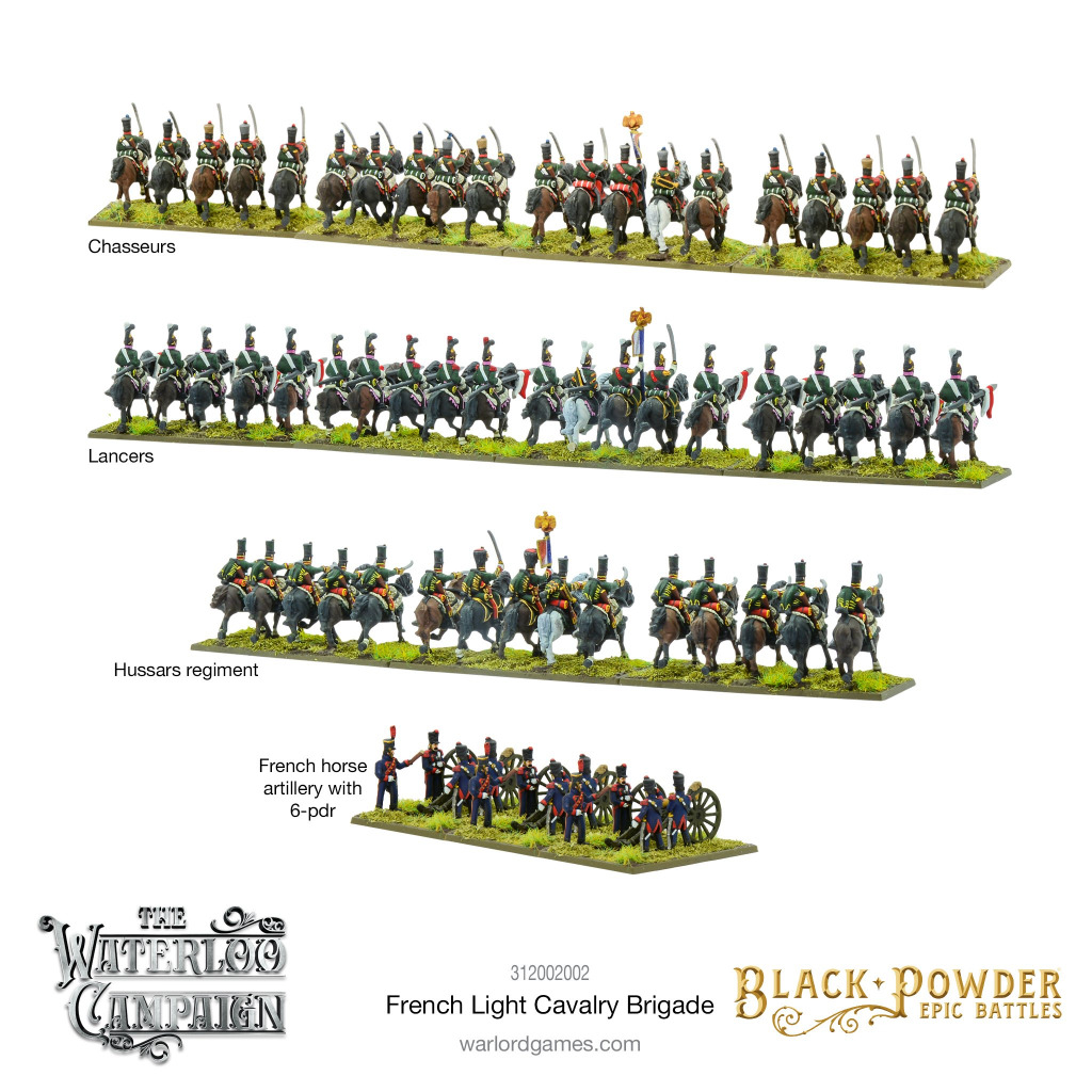 Epic Black Powder - Napoleonic French Light Cavalry Brigade 3