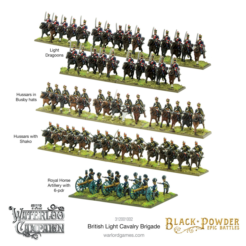 Epic Black Powder - Waterloo British Light Cavalry Brigade 2