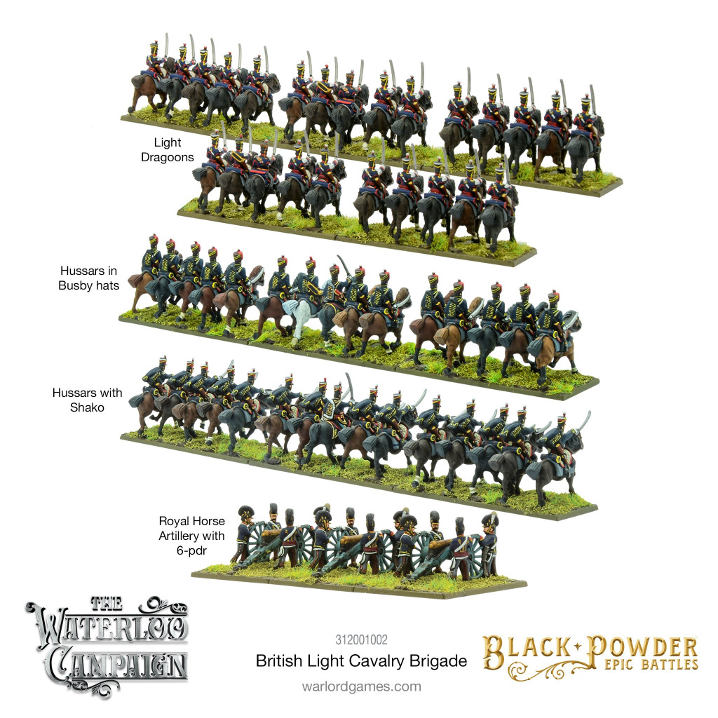 Epic Black Powder - Waterloo British Light Cavalry Brigade 3