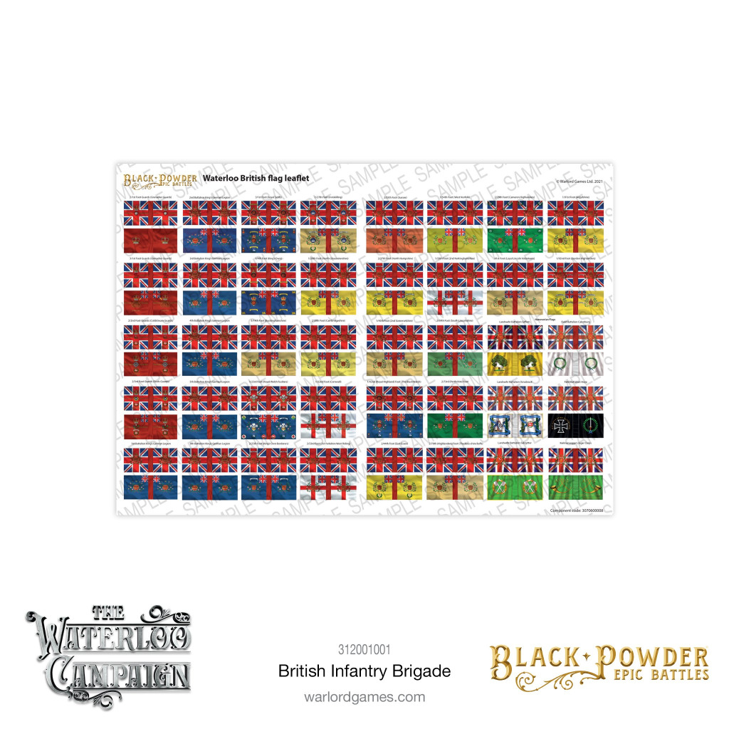 Epic Black Powder - Waterloo British Infantry Brigade 5