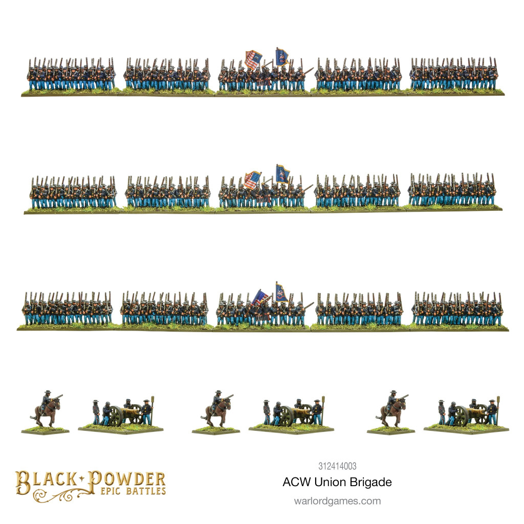 Epic Black Powder - ACW Union Infantry Brigade 2