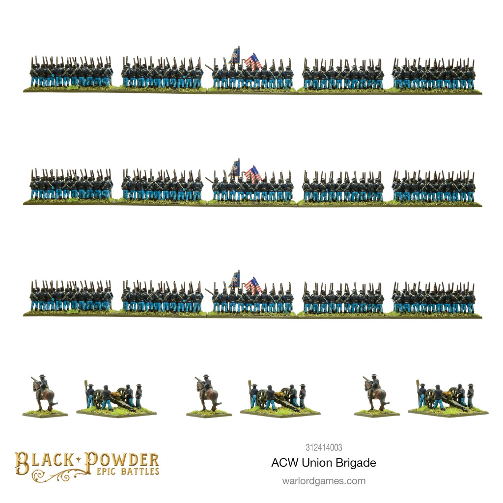 Epic Black Powder - ACW Union Infantry Brigade 3