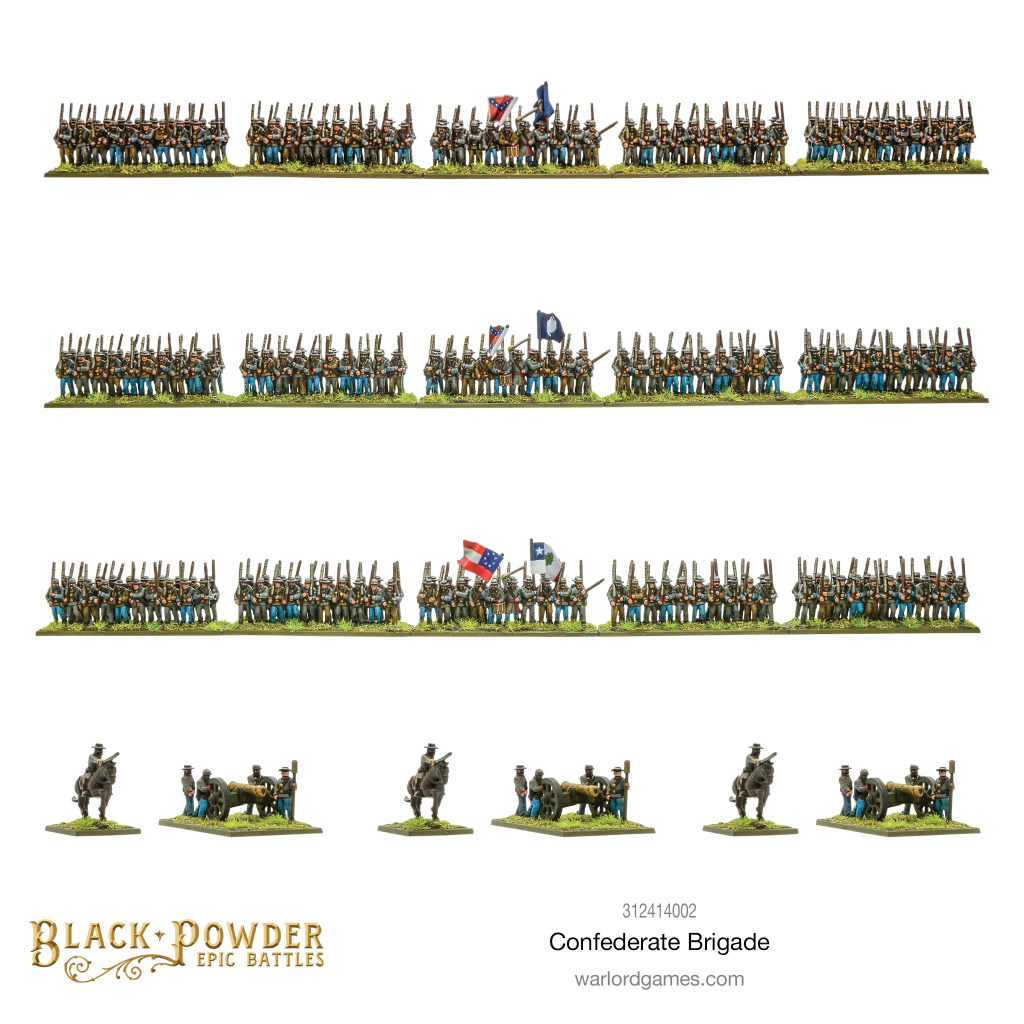 Epic Black Powder - ACW Confederate Infantry Brigade 2