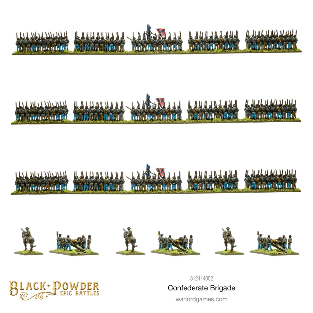 Epic Black Powder - ACW Confederate Infantry Brigade 3
